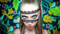 Eyes woman faces blondes