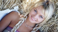 Eyes woman faces blondes blue eyes Lada D