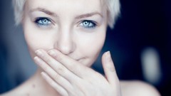 Eyes woman faces blondes blue eyes models