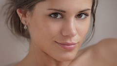 Eyes woman faces blondes Little Caprice