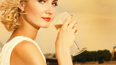 Eyes woman faces blondes models