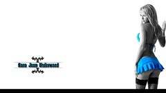 Eyes woman faces blondes models ecchi sara jean underwood