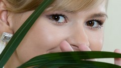 Eyes woman faces blondes Paloma B