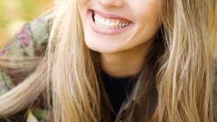 Eyes woman faces blondes smiling models