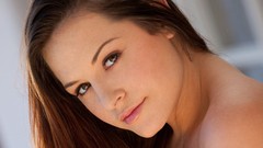 Eyes woman faces brown eyes brunettes models portraits