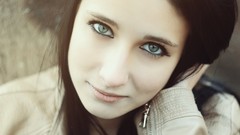 Eyes woman faces brunettes