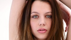 Eyes woman faces brunettes models