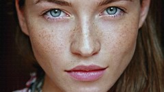 Eyes woman faces brunettes models portraits Mike Dowson