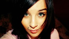 Eyes woman faces brunettes portraits amateurs