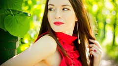 Eyes woman faces brunettes Russians