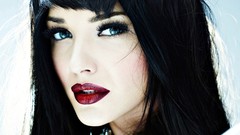 Eyes woman faces brunettes Stoya