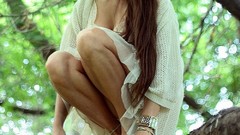 Eyes woman faces legs lingerie brunettes models boobs