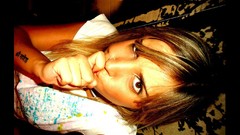 Eyes woman faces long hair brunettes