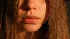 Eyes woman faces long hair brunettes models portraits Mike 