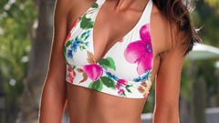 Eyes woman faces models bikini