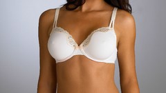 Eyes woman faces models bra underwear panties Alina Vacariu