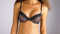 Eyes woman faces models bra underwear panties Alina Vacariu