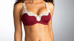 Eyes woman faces models bra underwear panties Alina Vacariu