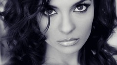 Eyes woman faces monochrome Krista Ayne