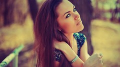 Eyes woman faces Natali Danish