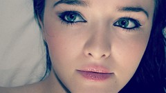 Eyes woman faces portraits self-portrait