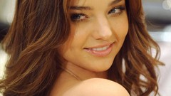 Eyes woman faces smiling models miranda kerr