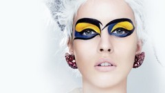 Eyes woman Glamour lips fantastic fashion