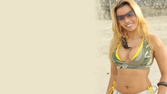 Eyes woman glasses faces blondes tank tops long hair models 