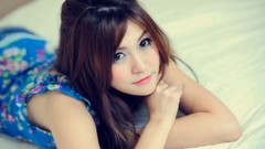 Eyes woman Japan close-up Japanese Celebrity faces Chinese 