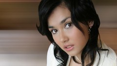 Eyes woman Japanese faces asians black hair Maria Ozawa 