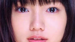 Eyes woman Japanese faces asians brown eyes brunettes bangs Aoi 