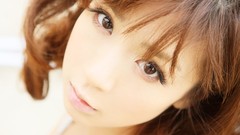 Eyes woman Japanese faces models Aki Hoshino