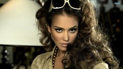 Eyes woman Jessica Alba faces Actress bokeh sunglasses long 