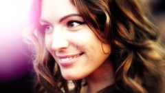 Eyes woman Kelly Brook faces brown eyes brunettes models 