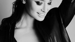 Eyes woman legs brunettes models Russians