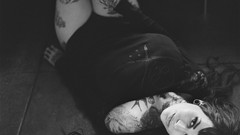 Eyes woman legs tattoos angels models boobs