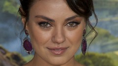 Eyes woman lips Actress brunettes mila kunis