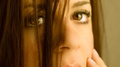 Eyes woman lips blondes smiling brunettes