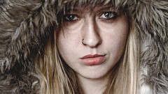 Eyes woman lips faces