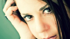 Eyes woman lips faces blondes brunettes