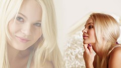 Eyes woman lips faces blondes models Talia