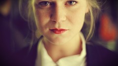 Eyes woman lips faces blondes portraits Russians