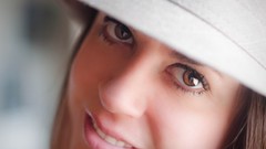 Eyes woman lips faces blondes smiling brunettes