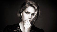 Eyes woman lips faces Esti Ginzburg