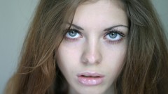 Eyes woman lips faces green eyes brunettes models portraits 