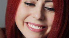 Eyes woman lips faces long hair redheads portraits Russians