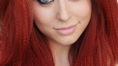 Eyes woman lips faces long hair redheads portraits Russians