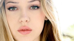 Eyes woman lips faces models Delfino Majandra