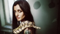 Eyes woman lips faces portraits Russians