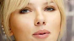 Eyes woman lips Scarlett Johansson faces Actress blondes